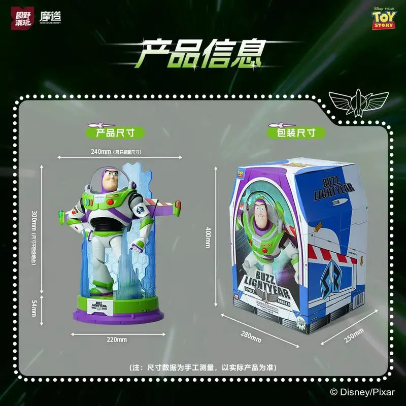 Genuine Hot Toy Story Buzz Lightyear Assembled Model Large Size Collection Ornament Surprise Birthday Gift Toy For Children