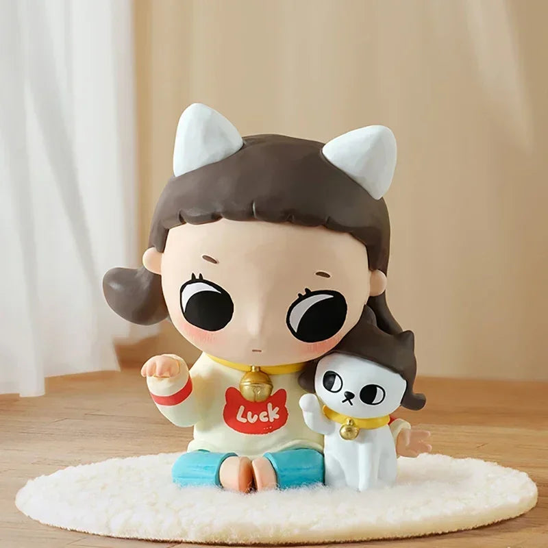 POP MART Nyota Growing Up By Your Way Serie Blindbox Spielzeug Kawaii Anime Actionfigur Überraschungs-Mystery-Box Puppen Mädchen Geschenk