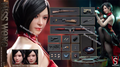 SWTOYS FS065 1/6 Collectible Miss Wang Red Cheongsam Cloth Action Figure Short Hair Delicate 12inch Ada Wang Soldier Model
