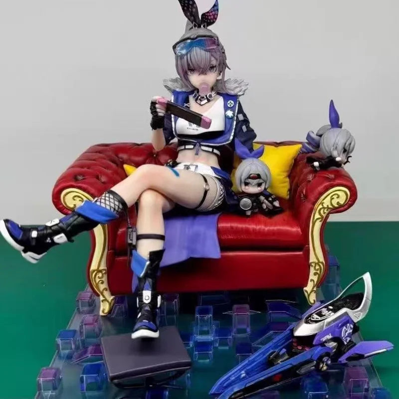 Hongkai: Star Rail Game Anime Figure Silver Wolf Action Figure Handmade Collection PVC Model Desktop Decoration Festival Gift