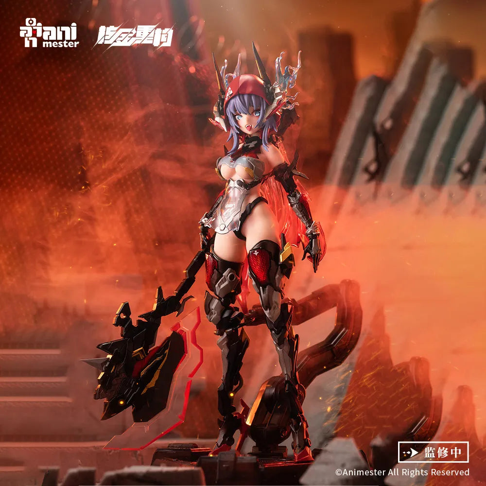 Animester Mecha Girl Action Figure Nuclear Gold Reconstruction Thunder Task Force Babella Articulated Joints Flexible PVC Body