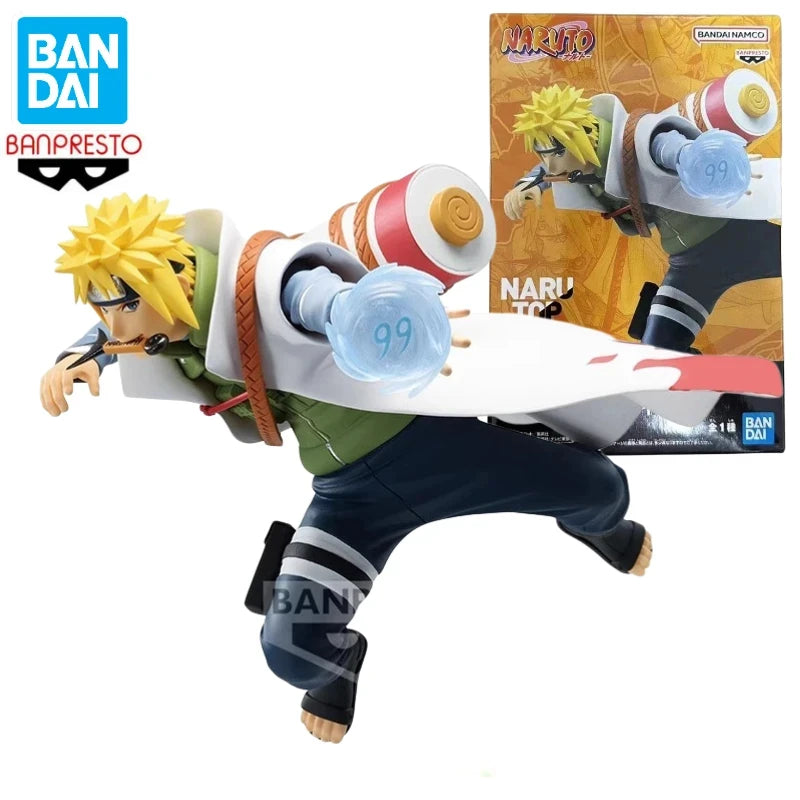 Original Bandai Optical Factory Figures Naruto Shippuden Six Paths  Namikaze Minato Uchiha Sasuke Suzuo character model Toy
