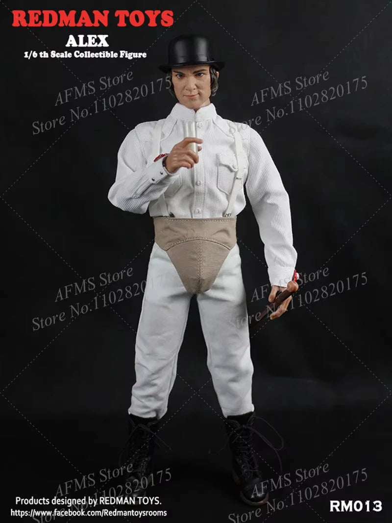 REDMAN TOYS RM013 1/6 Scale Men Soldier Violent Teenagers Alex Classic Novel A Clockwork Orange Full Set 12inch Action Figure