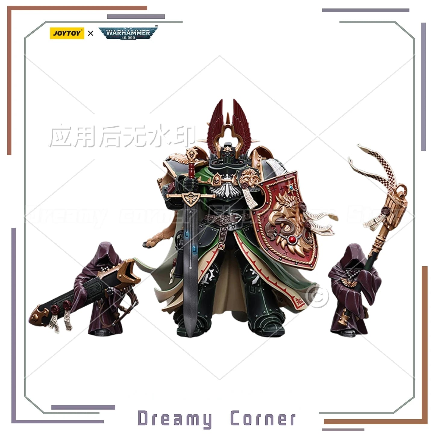 【In Stock】JOYTOY Warhammer 40K Dark Angels Primarch Lion El Jonson 1/18 Action Figure Toy Collection Model