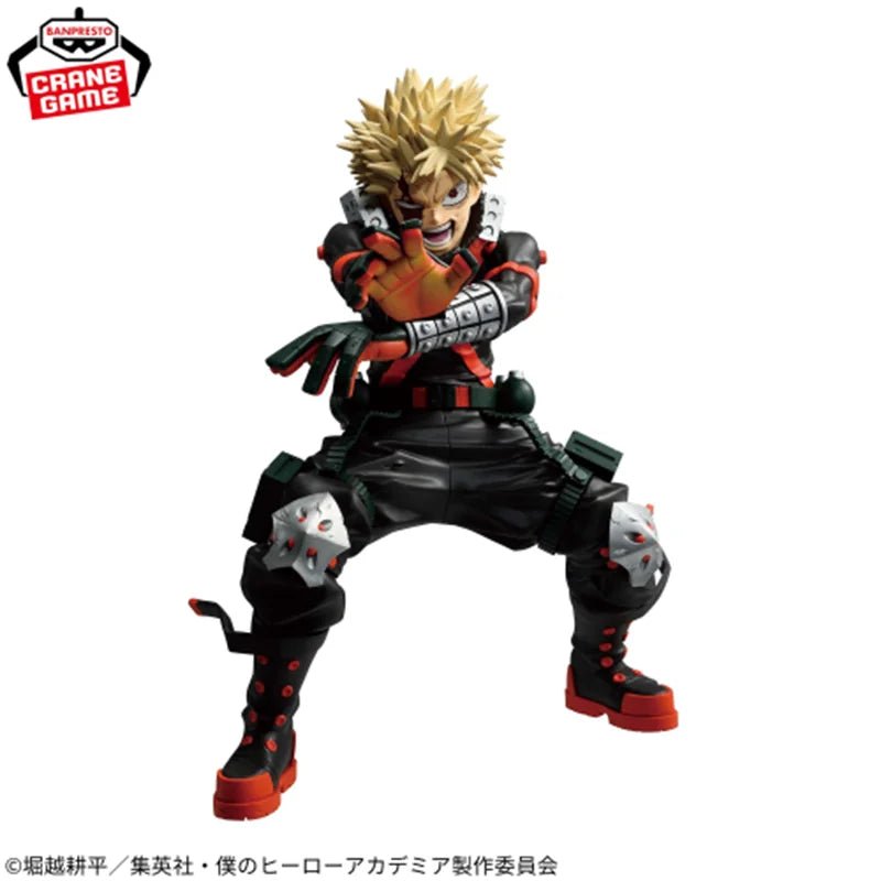 Genuine Bandai Namco Banpresto My Hero Academia Bakugo Katsuki Grandista Anime Figure Model Collector Desktop Ornament Toy Gift