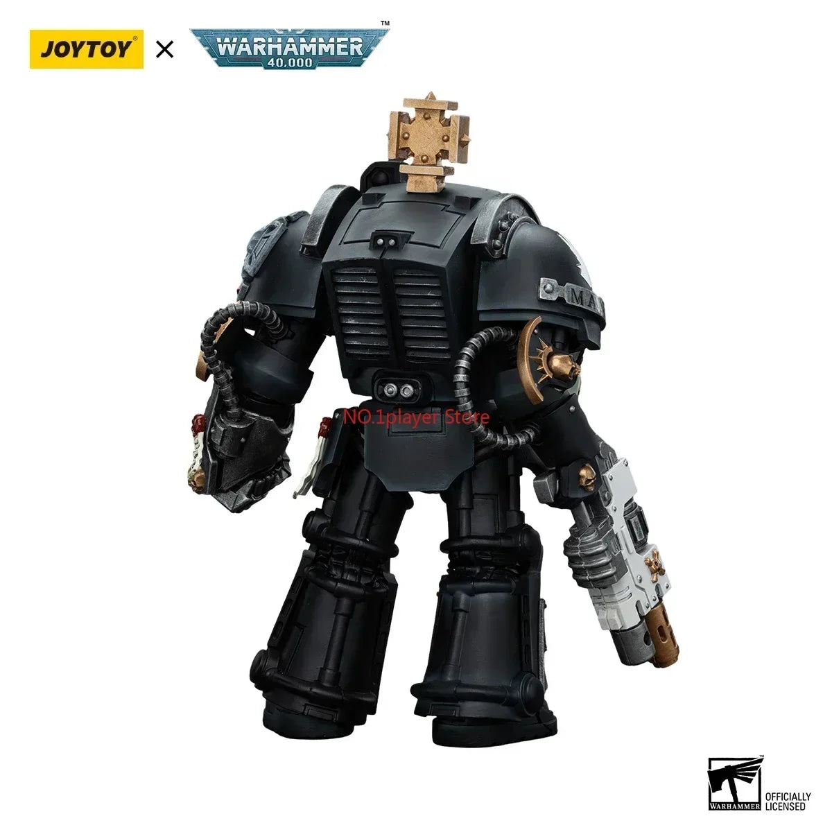 JOYTOY  40k 1/18 Action Figures 14.3cm Iron Hands Captain in Terminator Armour Garage Kit Toys in Stock