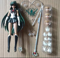 Bandai Sailor Moon Anime SHF Meiou Setsuna Action Figures Collectible Model Movable Exquisite Doll Ornaments Toys Gifts for Kids