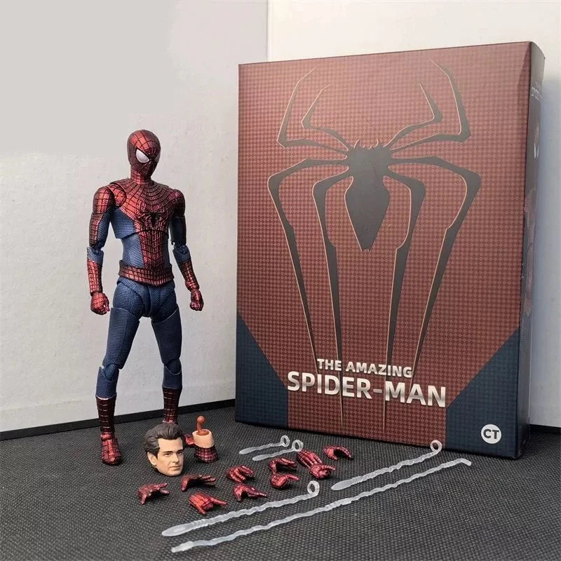 In Stock Ct Toys Spiderman Mafex 143 Ben Reilly Comic Ver The Amazing Spider-Man 001 Anime Action Figure Figurine Toys Kids Gift