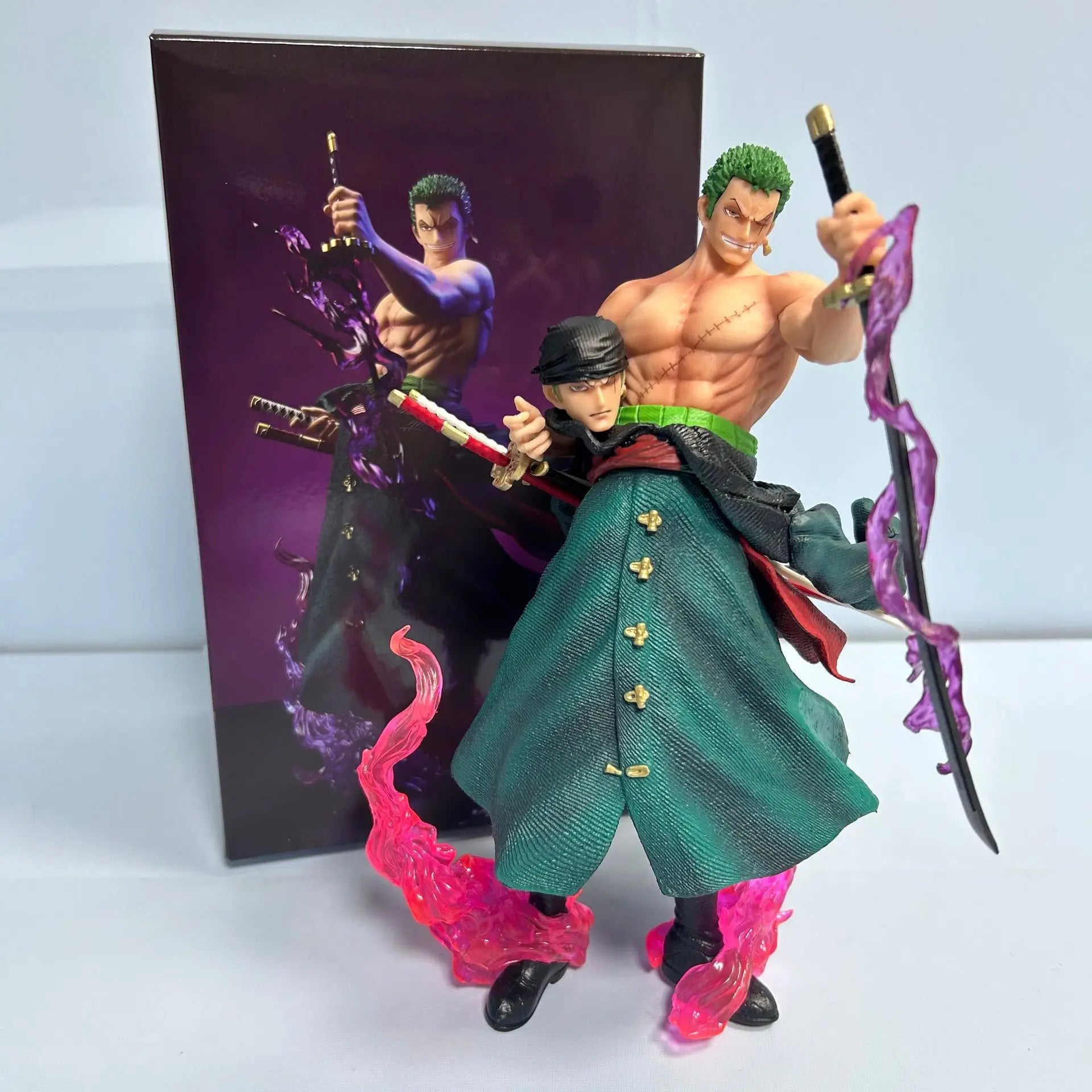 Hot Sale One Piece 50cm Roronoa Zoro Anime Action Figures Model Toys Pvc Statue Roronoa Zoro Model Statue Dolls Birthday Gift