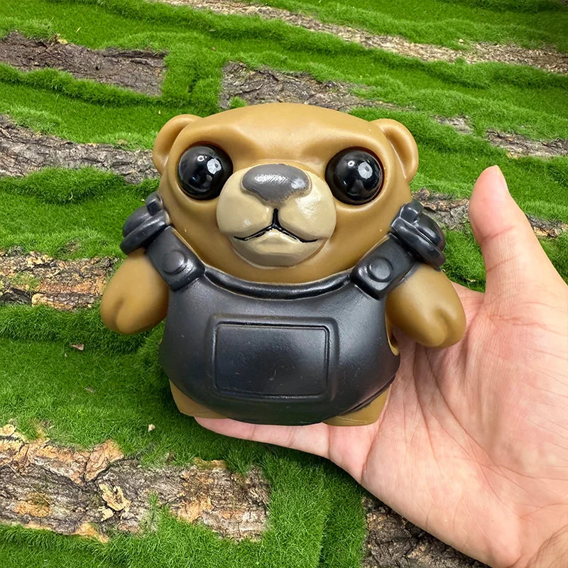 11cm/4.33in Valorant Squeeze Tactical Bear Kneading Doll 3D Fun Decompression Game Peripheral Model Creative Relaxation Gift Toy