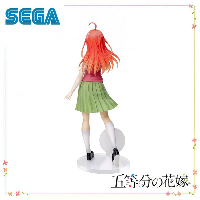 In Stock 100% Original SEGA The Quintessential Quintuplets Nakano Itsuki Action Figure Model Doll Brand New Boexd Garage Toys