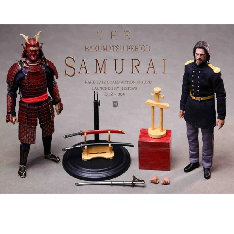 In Stock D12toys 1/12 Alloy Bakumatsu Tadayoshi Samurai D12003/04 Action Figure Original Model Ornament Collection Gifts Playset