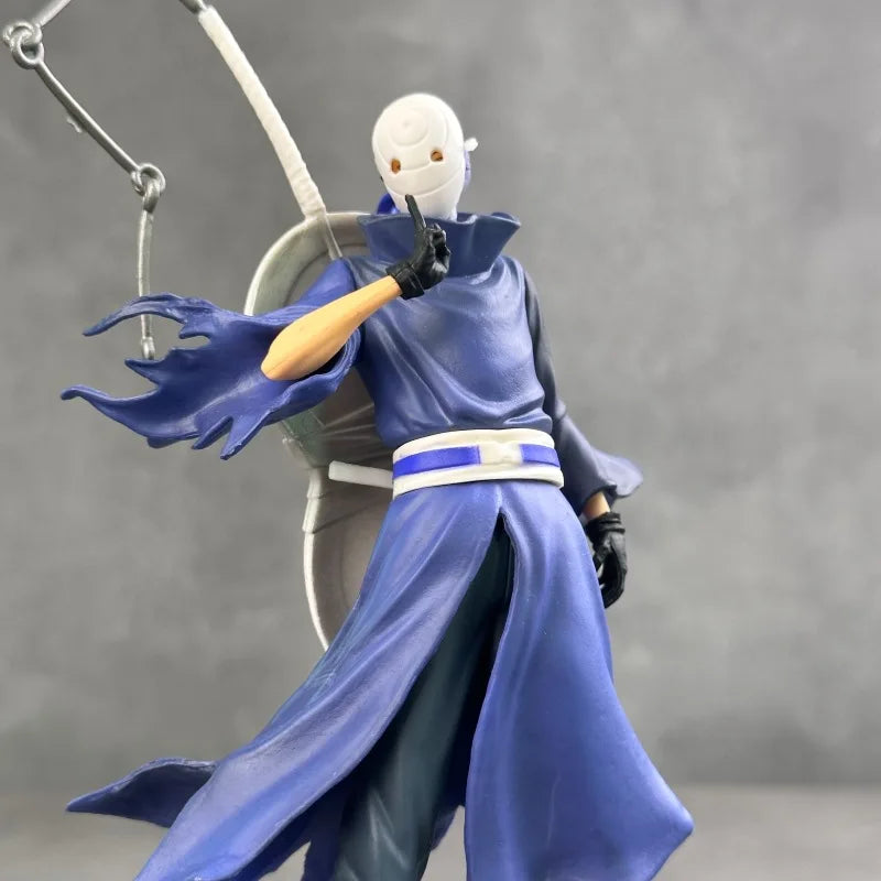 Popular New Product Naruto Figurine Standing Posture Giant Wave Uchiha Dual Head Anime Model Desktop Decoration Ornament Gift