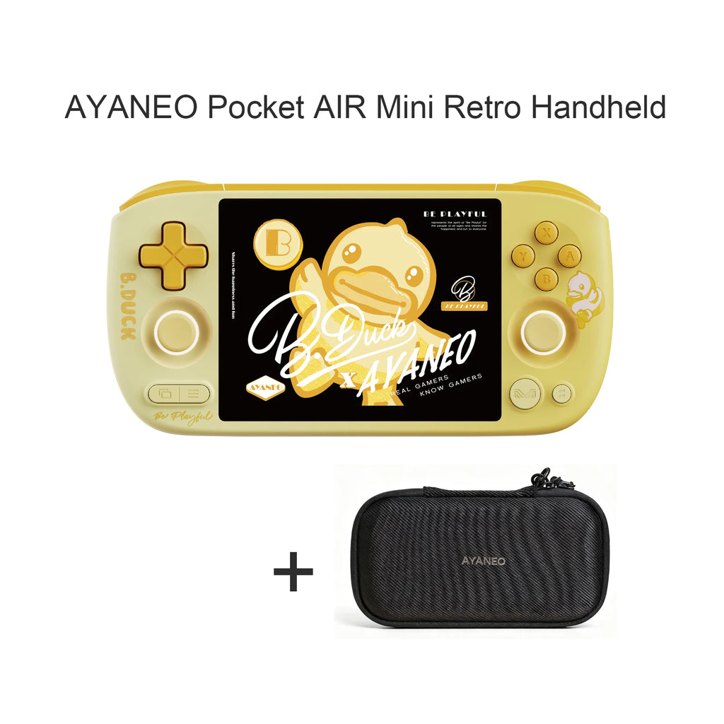 AYANEO Pocket AIR Mini Retro Handheld 4.2-inch 4:3 HD Screen with Carrying Case Storage Bag Protective Retro Pocket Consoles