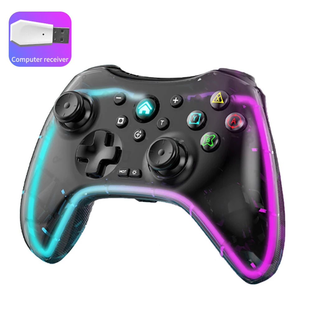 RGB Gamepad Sem Fio Para PS4 Controller Suporte Bluetooth Play Station 4 Joystick Console Controle PS4 PS3 para PC Computer