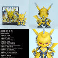 Pokemon Pikachu COS Transformers Bumblebee Doll Decoration Anime Action Figure Cute Toy Q Figural Decoration Model Birthday Gift