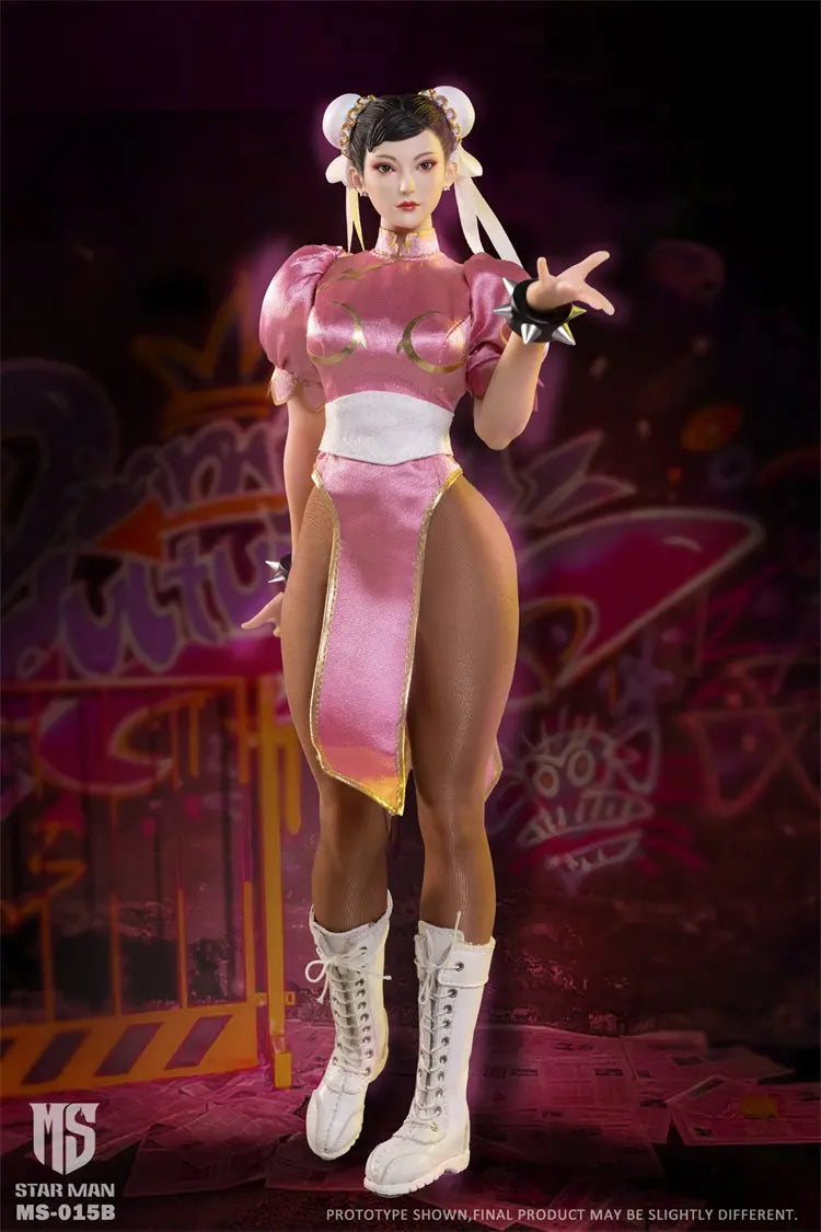 In Stock Original STAR MAN Chun-Li 4.0 Movability Model Toys Collection Starman MS-015A/B/C 1/6 Soft Rubber SF 6