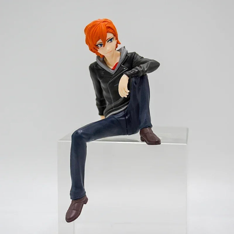 20cm Bungou Stray Dogs Nakahara Chuuya Anime Figure Dazai Osamu Action Figure Edogawa Rampo Figurine Collectible Model Doll Toys