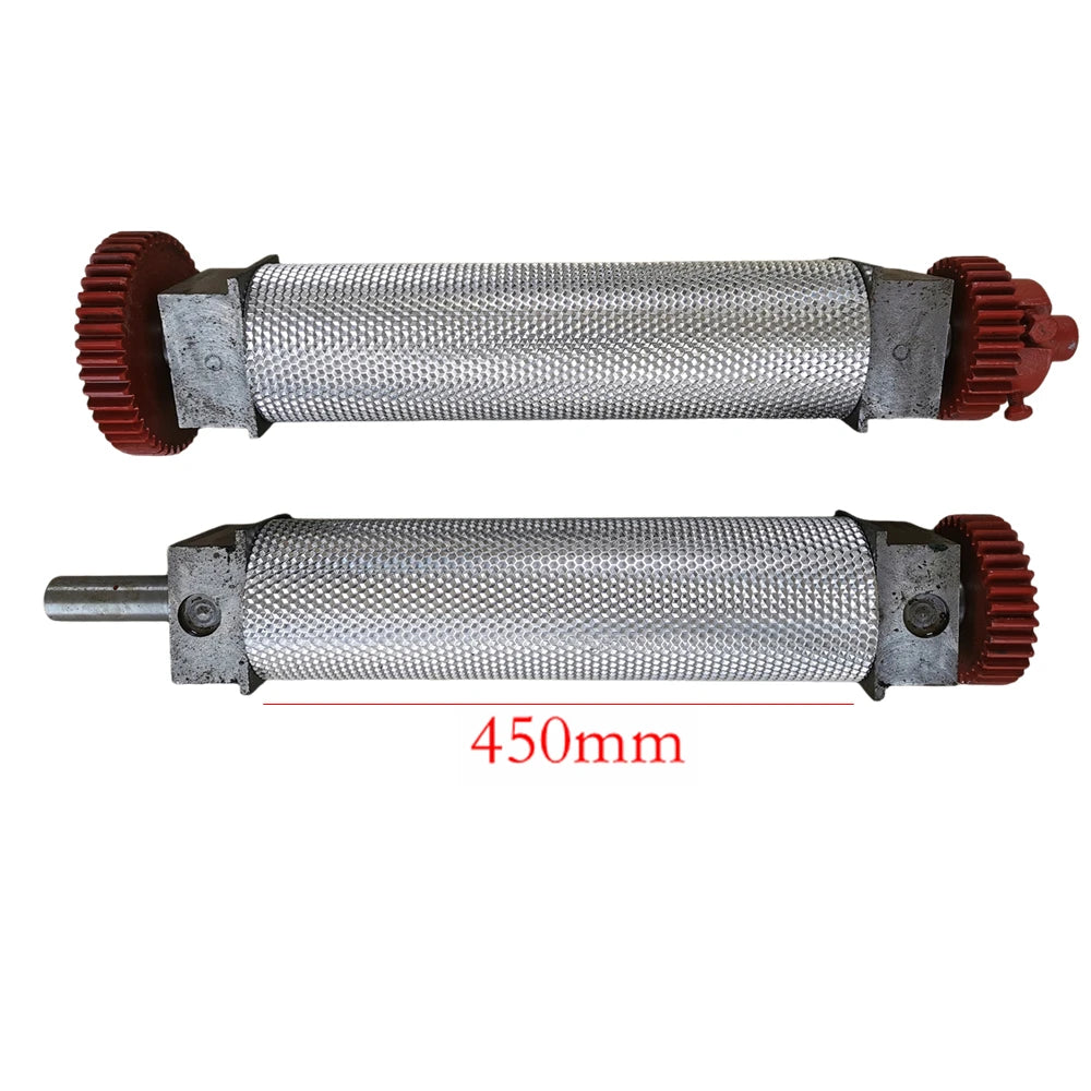 2 Rollers Set Beeswax Foundation Embossing Rollers 310mm/450mm Customized Cell Size Beekeeping Equipment for Beeswax Foundation