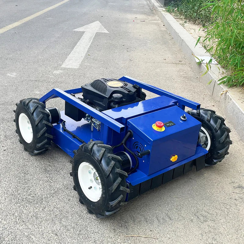 CustomizedRemote Control Lawn Mower Brush Cutter Engine Lawn Mower Caterpillar Lawn Mower