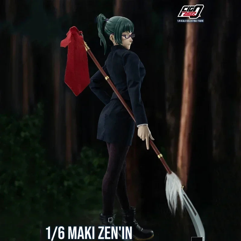 In Stock Threezero FigZero 1/6 Zenin Maki Anime Jujutsu Kaisen Original Action Figure Collectible Model Dolls Statuette Toys