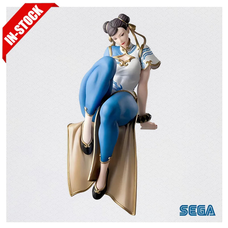 Original Genuine Model SEGA Street Fighter 6 14cm Chun-Li Figure Anime Boxed Toys Gifts Figurine Collections