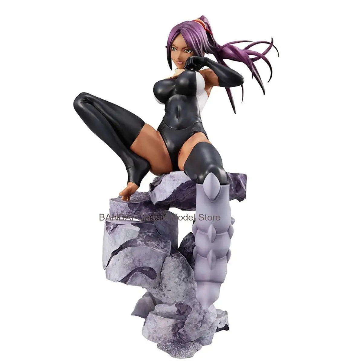 100% Original in Stock MegaHouse G.E.M. Bleach Shihouin Yoruichi Anime Figure Collection Series Garage Kit Model Decoration