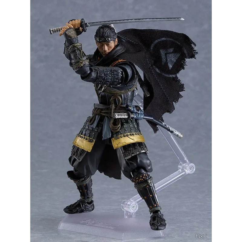 Max Factory Original Figma # 509 Series Ghost of Tsushima Jing Jing Ren Joint Mobile Doll Exquisite Model Handmade Toy Gift