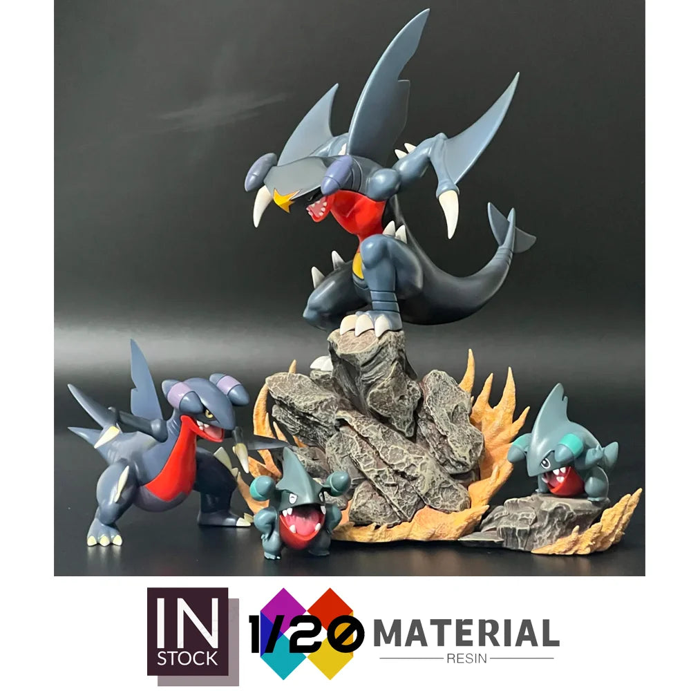 [In Stock]1/20 Resin Scale World [DAIKI] - Gible & Gabite & Garchomp