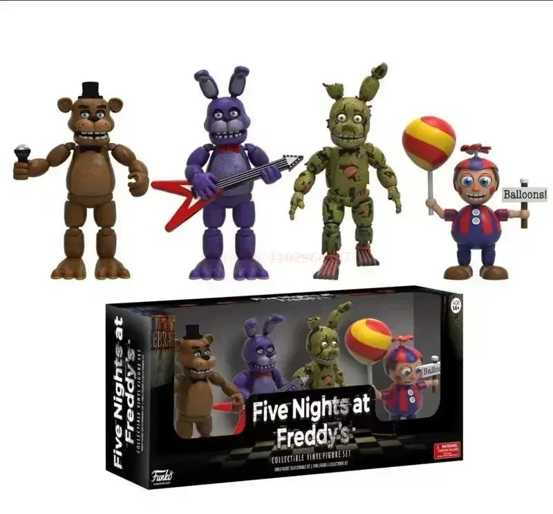 14cm FNAF Figures SUN & MOON Joker Freddy Bonnie Foxy Chica Fazbear Bear Action Figure Movable Figurine Dolls Toys