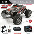 KF18 1:14 4WD RC Car Off-Road Racing High Speed Brushless Motor 2.4G Remote Control Cars Truck 75km/H Truck With LED Light Toy