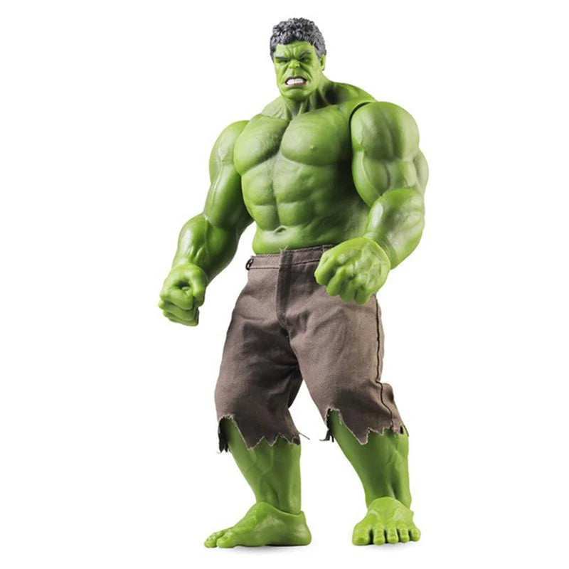 30/42cm Avengers Action Figures Hulk 360 Degree Head Rotation Model Move Joints PVC Collectile Desktop Decor Toy For Kids Gifts