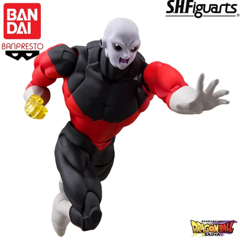 In Stock Original Bandai S H Figuarts Joint Movable Dragon Ball Jiren Model Action Figure Garage Statue Collectible Ornaments