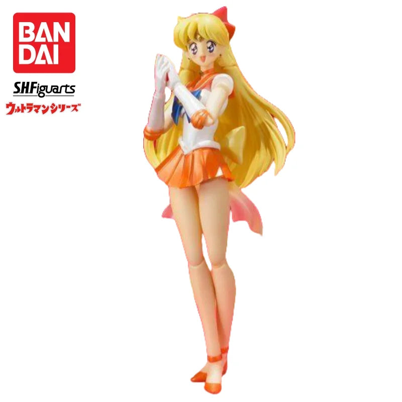 In Stock Bandai S H Figuarts Original Sailor Moon Aino Minako Model Doll Brand New Boxed Action Figure Anime Characters Garage