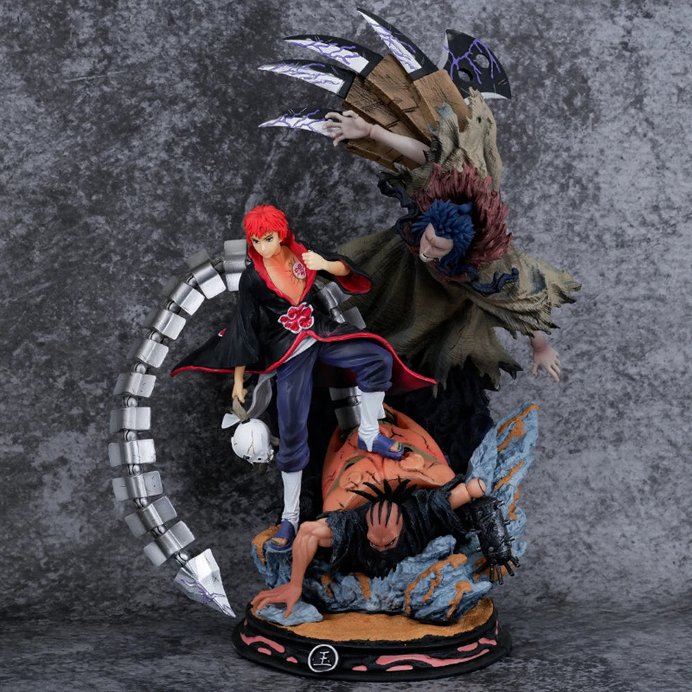 Cartoon Anime Akatsuki Akasuna no Sasori Battle Ver. GK PVC Action Figure Game Statue Collection Model Kids Toys Doll Gifts 41CM
