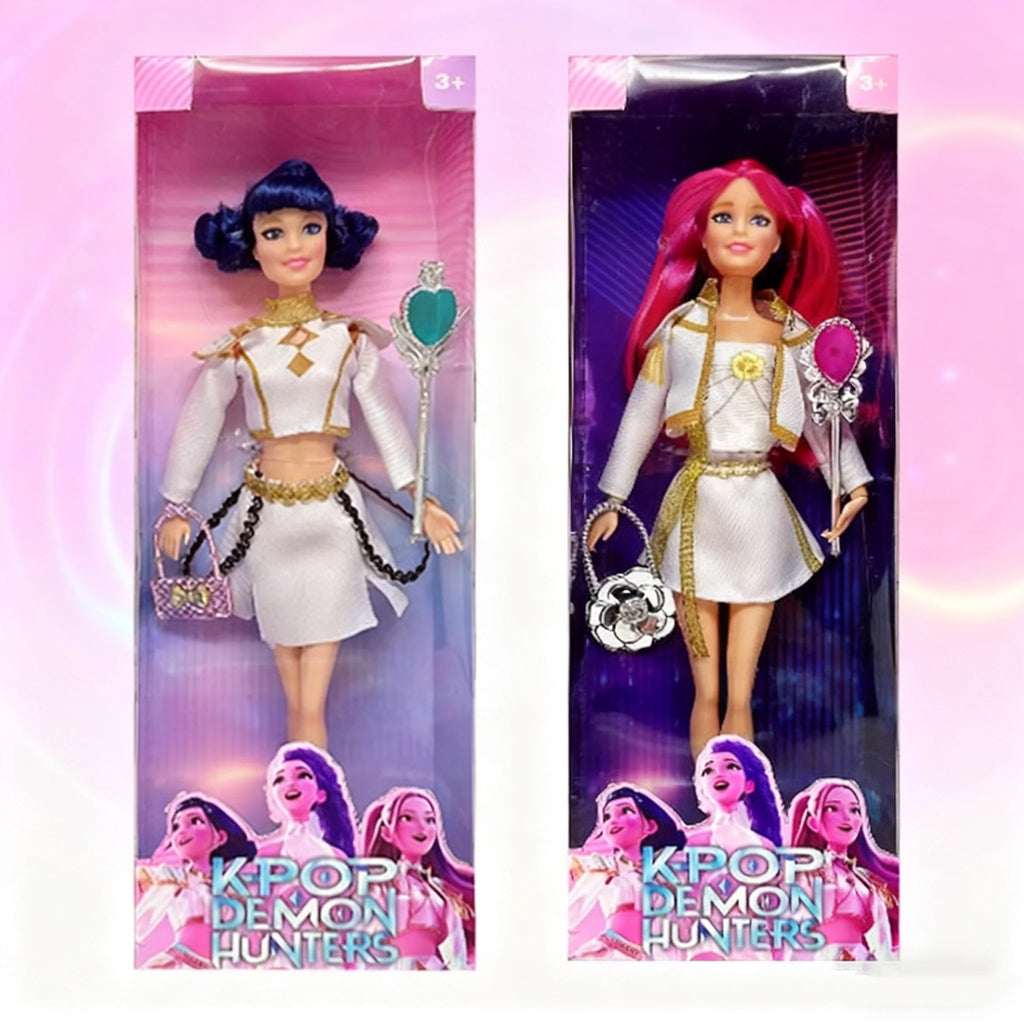 2026Hot Sell With Delicate Texture Anime 30CM K-Pop Demon Hunters Doll Vinyl Toy Rumi Mira Zoey Birthday Surprise Gift For Girls