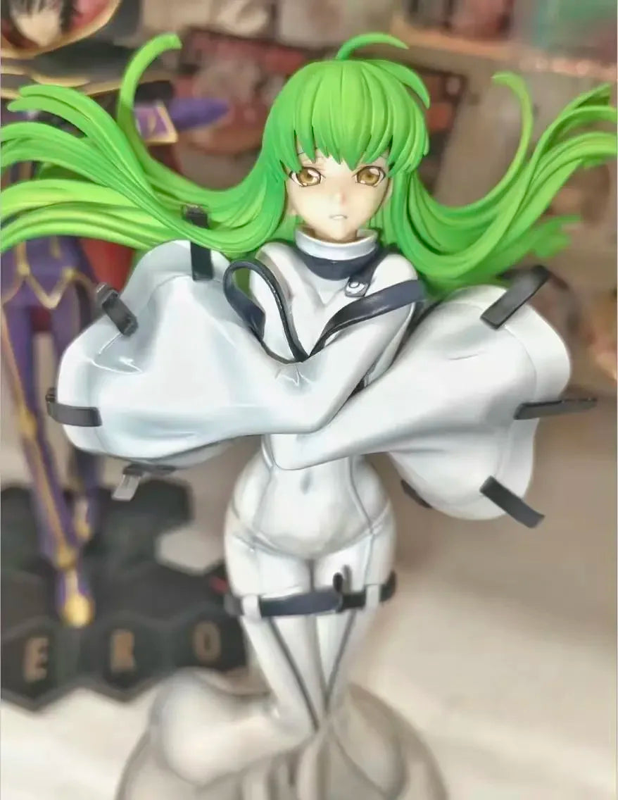 23cm Code Geass Lelouch Of The Rebellion Figure C.C Figures Figurine Pvc Doll Desk Decoration Statue Collection Model Toy Gift