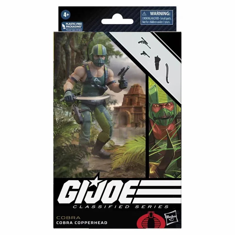 Original Hasbro G.I. Joe Classified Series 72 Cobra Copperhead Action Figure Collection Toys Ornaments