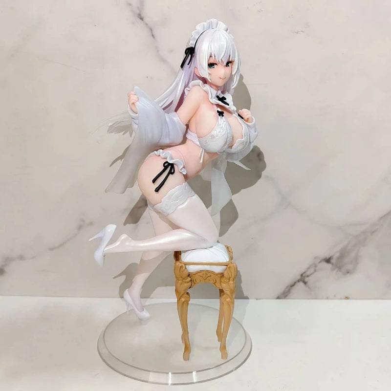 26cm Beautiful Girl Figure Omaha Ponita Sauce Cute Anime Collectible Model Pvc Desktop Decorations Holiday Gifts Kids Toys