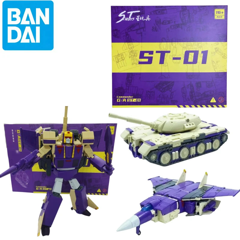 [Version 2.0 in Stock] Star Toys ST-01 ST01 Lightning Warrior Three Forms Plane Tank GA Commander G1 Action Figure