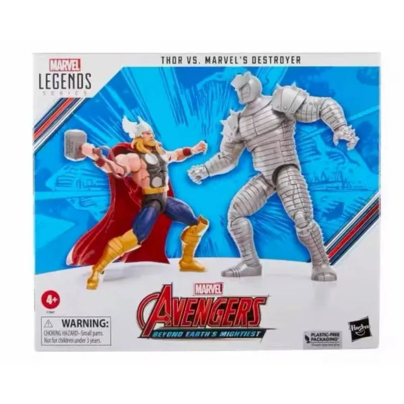 Original Hasbro Marvel Legends Series Avengers 60th Anniversary Thor Vs. Marvel's Destroyer Action Figure Model Toys Collection