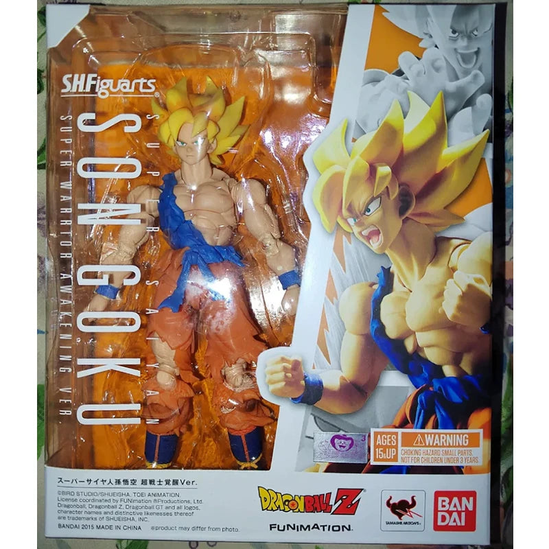 In Stock BANDAI S.H.Figuarts Son Gohan Vegeta Android 16 Frieza Turtle Dodoria Dragon Ball Z Action Figure Collection Gift