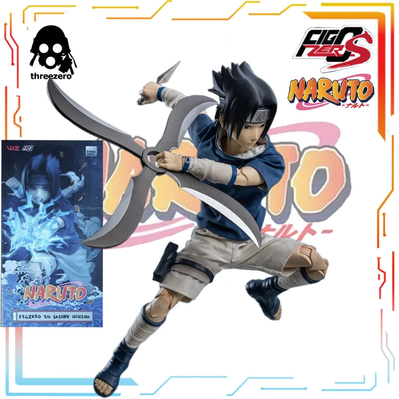 Threezero 1/6 Finished Movable Exquisite Doll FigZero Series Naruto Anime Action Kakashi Hatake Toys Model Festival Gift for Boy