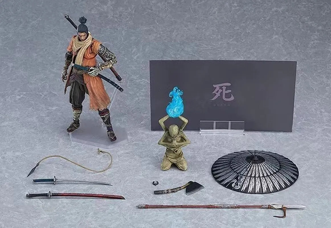 Shadows Die Twice figma 483DX Sekiro Action Figure Toy Doll Brinquedos Figurals Collection Model Gift