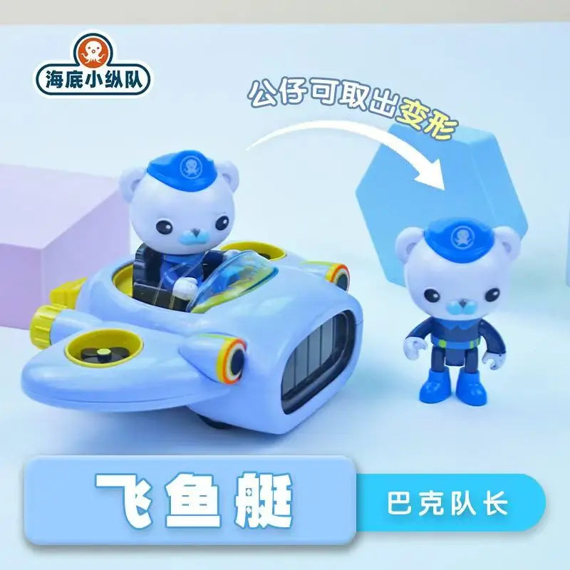 2025 Original Octonauts Gup Submarine Boat Model Toys Kwazii Barnacles Peso Action Figures TV Toys Children Gift