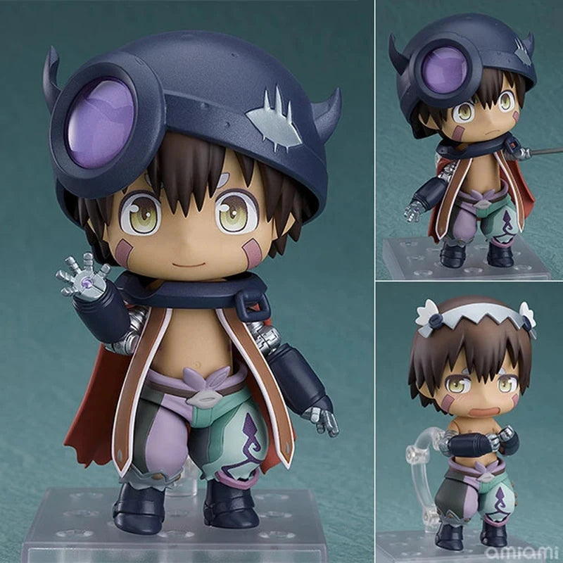 10cm Q Version Made In Abyss Riko Reg 1053# 1054# Anime Peripheral Action Figure Toys Doll Gift Desktop Decoration Fans Gifts