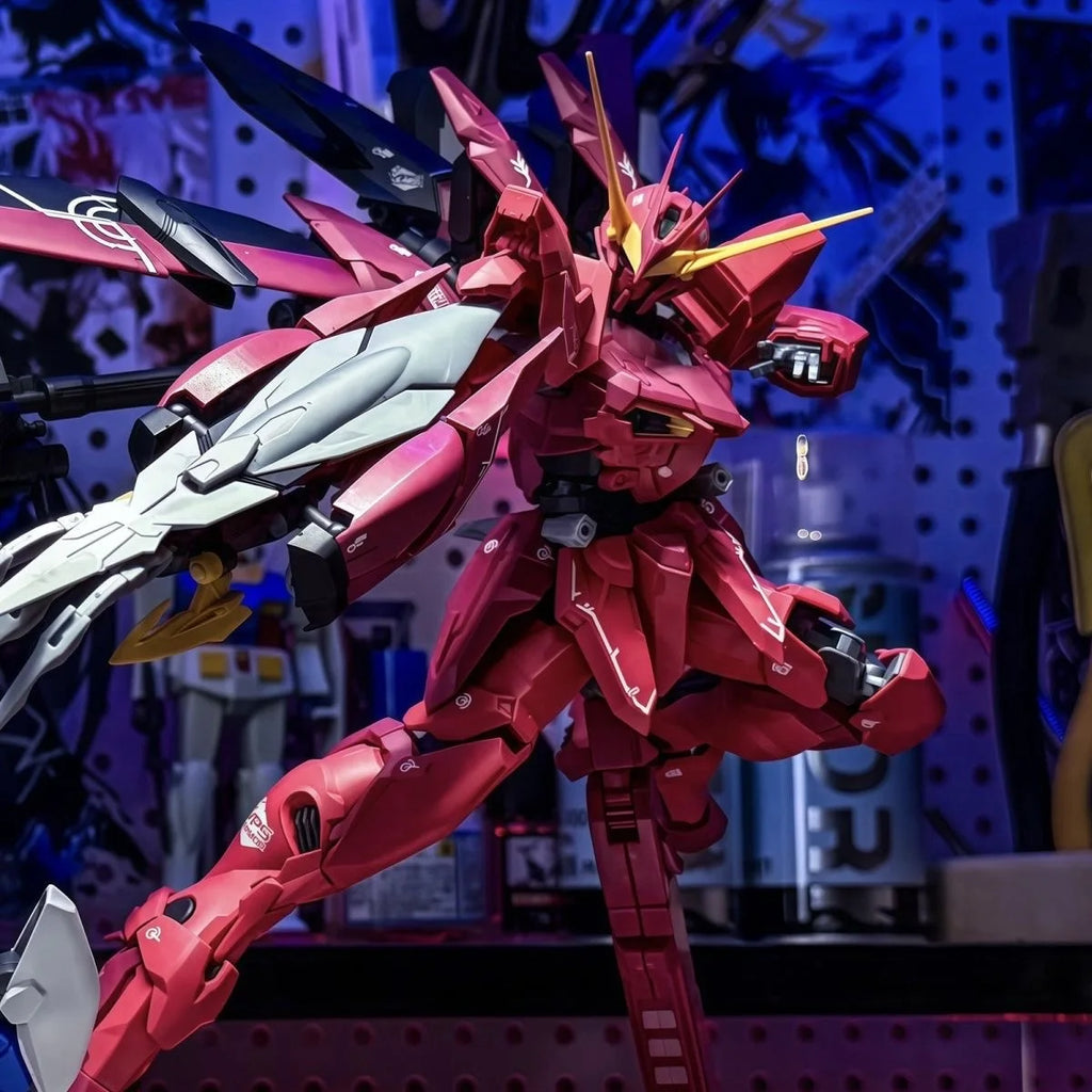 MENGHU Model  MG 1/100 PB ZGMF-X12A Testament red RGX-00 Assembly Model Kits  Anime Action Figure Robot Plastic Model Toys