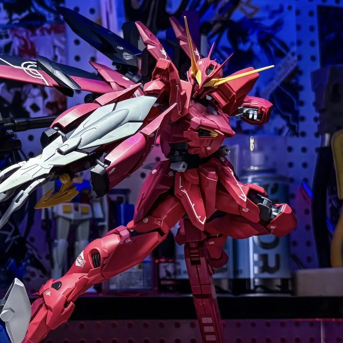 MENGHU Model  MG 1/100 PB ZGMF-X12A Testament red RGX-00 Assembly Model Kits  Anime Action Figure Robot Plastic Model Toys