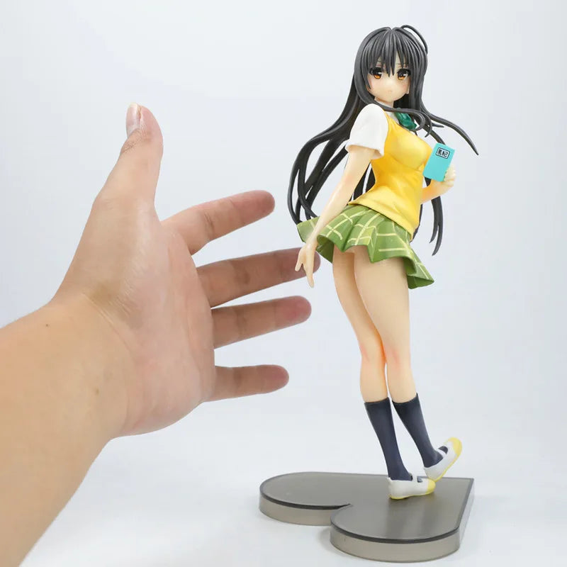 IN-STOCK Kotegawa Yui PVC Two-Dimensional Beautiful Girl Desktop Chassis Animation Hand-Made Ornaments Model Dolls Gifts