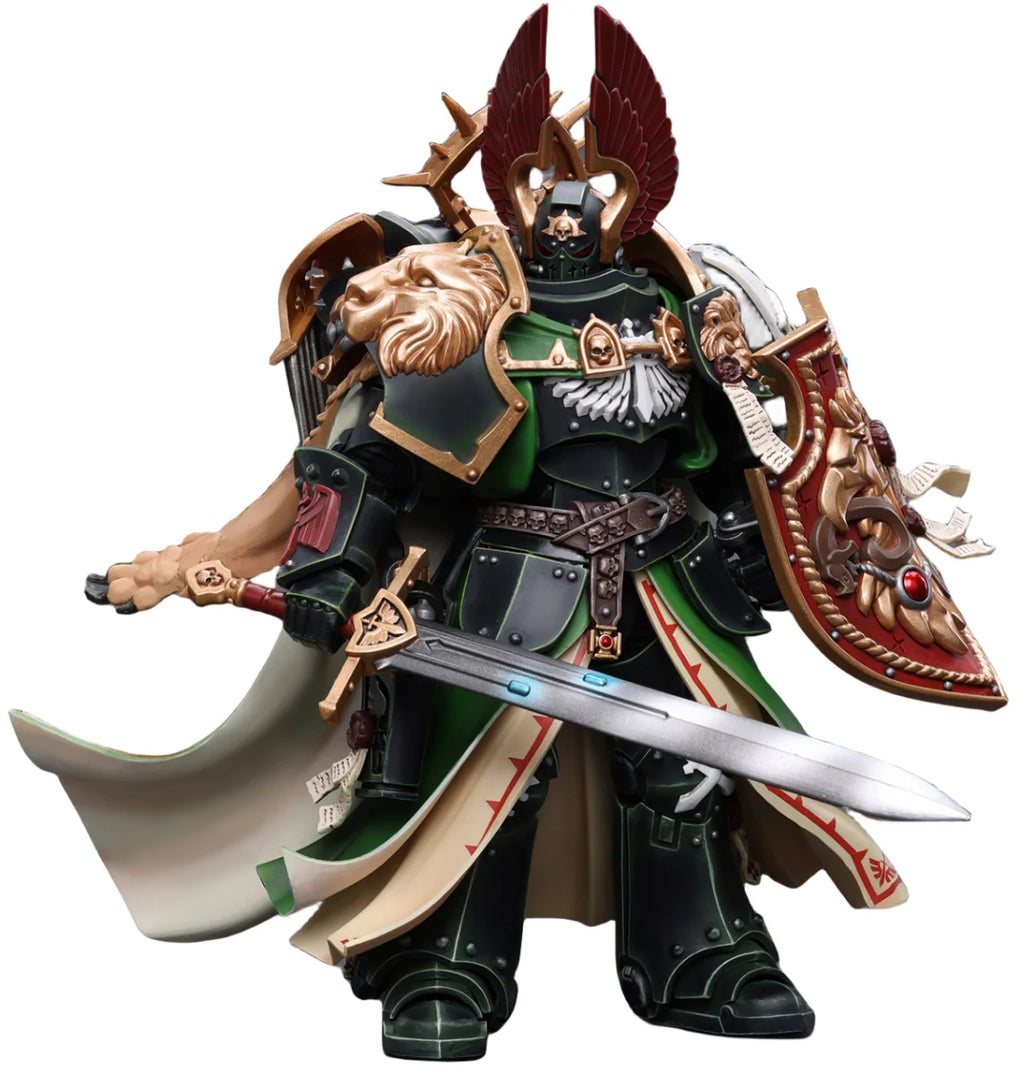 HiPlay JoyToy Warhammer 40k Collectible Figure: Dark Angels Primarch Lion EL Jonson 1:18 Scale Action Figures JT7882 (EL Jonson)